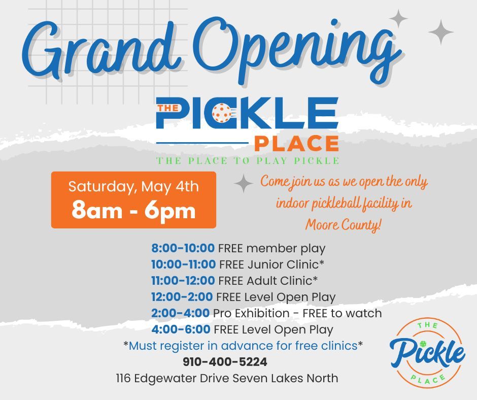 Pickle Ball Center Moore County NC