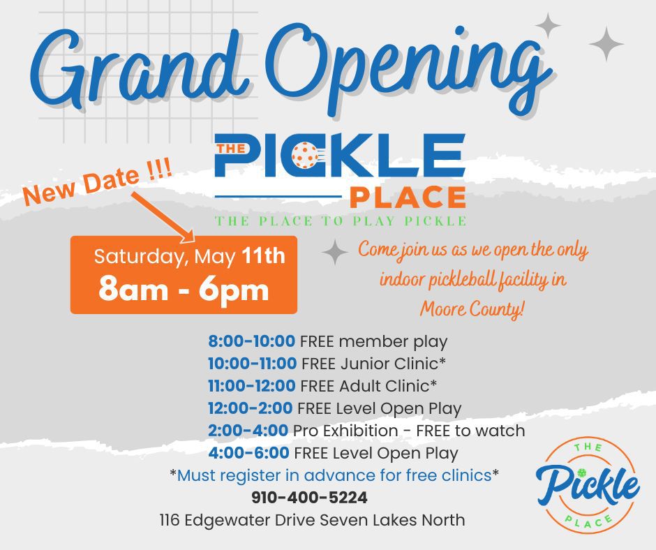Pickle Ball Center Moore County NC