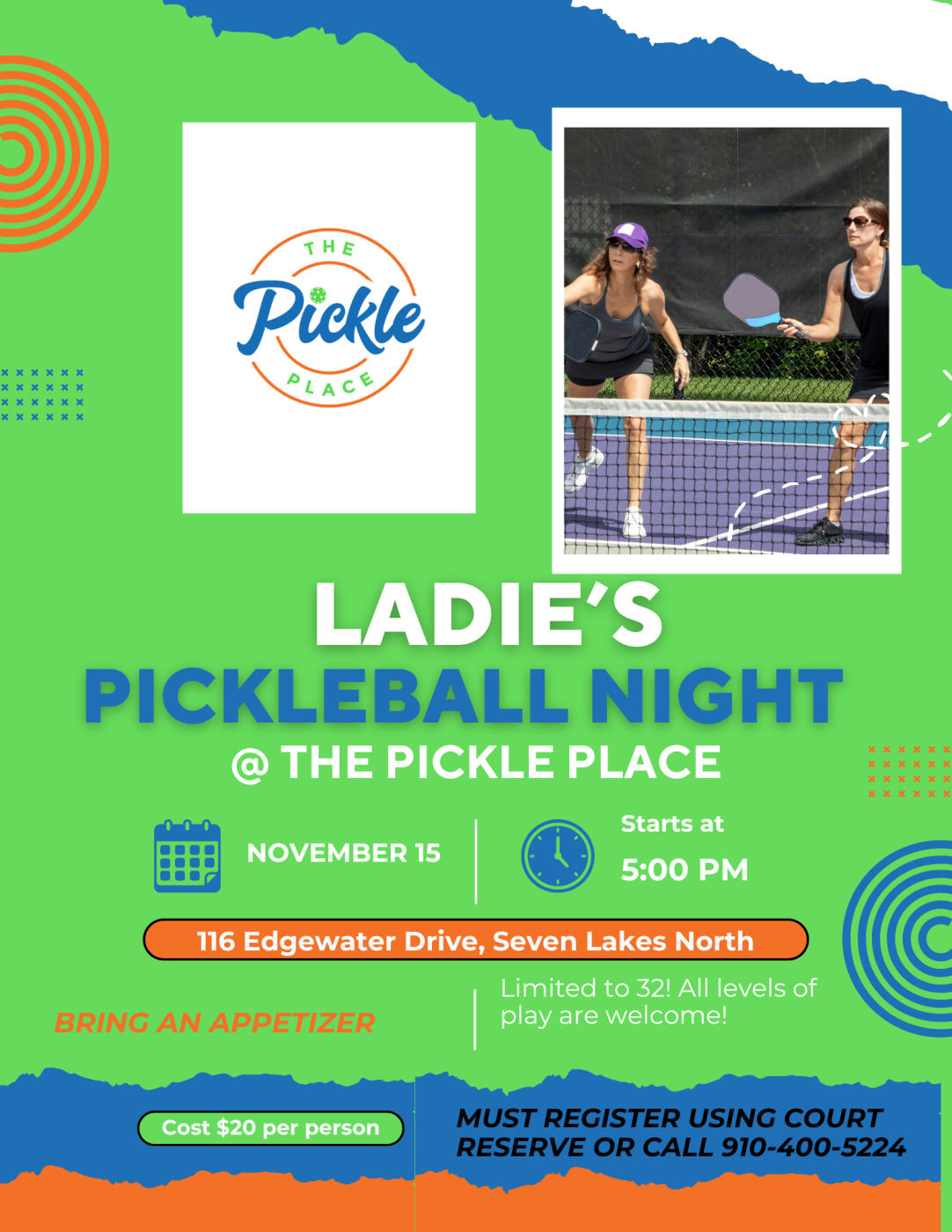 Moore County NC Indoor Pickle Ball